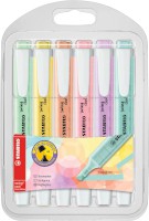 Textmarker STABILO® swing® cool Pastel Edition, Etui mit 6 Stiften