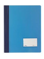 Schnellhefter DURALUX®, transluzente Folie, für A4 Überbreit, 280x332mm, blau
