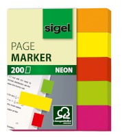 Haftmarker Papier Neon mini 50x60mm 5fbg 200Bl