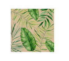 Serviette "Jungle Leaves" By Nature 33 x 33 cm 20er Packung