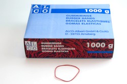 Elastico Gummiringe, rot Größe: 65 mm (No 10) 1000 g