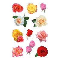 Sticker DECOR "Rosenblüten"
