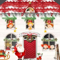 Serviette Atelier "Christmas House" 33 x 33 cm 20er Packung